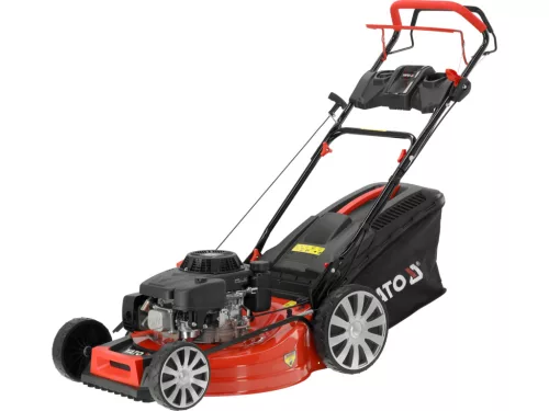 YATO Önjáró benzines fűnyíró 4,5 kW-os LONCIN motorral, 56 cm, 4 az 1-ben (YT-85537)