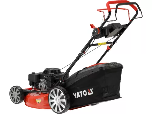 YATO Önjáró benzines fűnyíró 4,5 kW-os LONCIN motorral, 56 cm, 4 az 1-ben (YT-85537)
