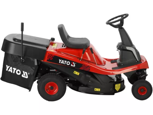 YATO Benzines fűnyíró traktor (Rider) 432 cm³ Loncin motorral, 76 cm vágásszélesség, 3 az 1-ben funkció (YT-85550)