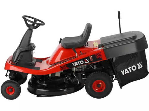 YATO Benzines fűnyíró traktor (Rider) 432 cm³ Loncin motorral, 76 cm vágásszélesség, 3 az 1-ben funkció (YT-85550)