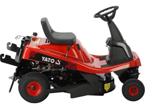 YATO Benzines fűnyíró traktor (Rider) 432 cm³ Loncin motorral, 76 cm vágásszélesség, 3 az 1-ben funkció (YT-85550)