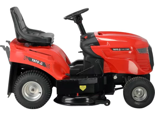 YATO Benzinmotoros fűnyíró traktor nagy füves területek nyírásához, 107 cm, 11 kW (YT-85551)