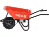 YATO Akkus elektromos talicska 150 kg teherbírással, 24 V, 500 W szénkefementes motorral (YT-86097)