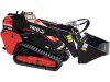 YATO Mini lánctalpas rakodógép Kubota dízelmotorral, 650 kg teherbírás, 915 mm kanállal ( 33 különböző cserélhető adapterekkel funkció bővíthető)  (YT-86400)