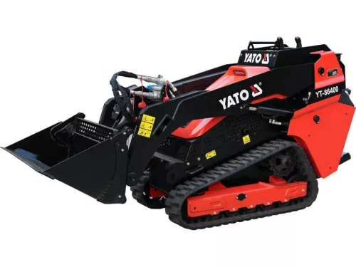 YATO Mini lánctalpas rakodógép Kubota dízelmotorral, 650 kg teherbírás, 915 mm kanállal ( 33 különböző cserélhető adapterekkel funkció bővíthető)  (YT-86400)