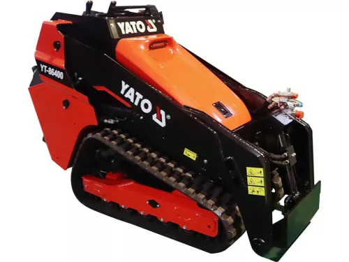 YATO Mini lánctalpas rakodógép Kubota dízelmotorral, 650 kg teherbírás, 915 mm kanállal ( 33 különböző cserélhető adapterekkel funkció bővíthető)  (YT-86400)