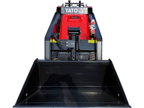 YATO Mini lánctalpas rakodógép Kubota dízelmotorral, 650 kg teherbírás, 915 mm kanállal ( 33 különböző cserélhető adapterekkel funkció bővíthető)  (YT-86400)