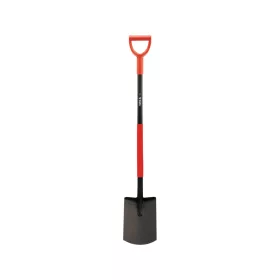   YATOÁsó 120 cm, egyenes fejjel, ovál acél nyéllel és gumírozott D-markolattal (YT-86800)
