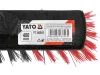 YATO Utcai seprű 600 mm fejjel, 140 cm acél nyéllel, kültéri takarításhoz (YT-86851)