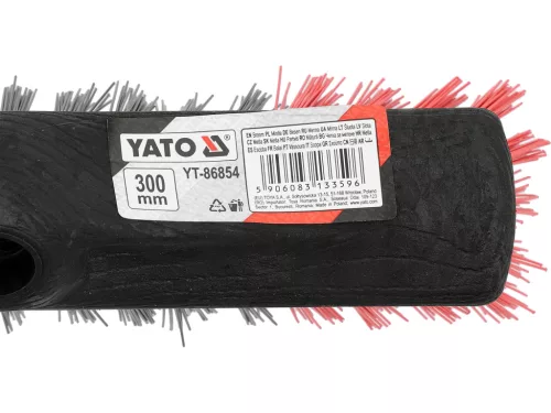 YATO Utcai seprűfej 500 mm, PET/PVC sörtékkel, kültéri takarításhoz (YT-86854)