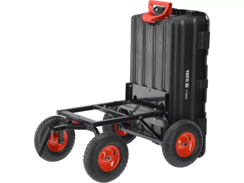 YATO Kerti kézikocsi billenő platóval, 550 kg teherbírással, XXL rakfelülettel (YT-86961)