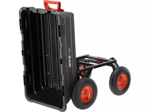 YATO Kerti kézikocsi billenő platóval, 550 kg teherbírással, XXL rakfelülettel (YT-86961)