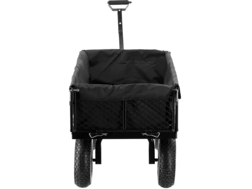 YATO Kerti kézikocsi 450 kg teherbírással, XL rakfelülettel és ponyvabetéttel (YT-86970)