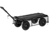 YATO Kerti kézikocsi 450 kg teherbírással, XL rakfelülettel és ponyvabetéttel (YT-86970)