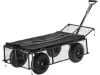 YATO Kerti kézikocsi 450 kg teherbírással, XL rakfelülettel és ponyvabetéttel (YT-86970)