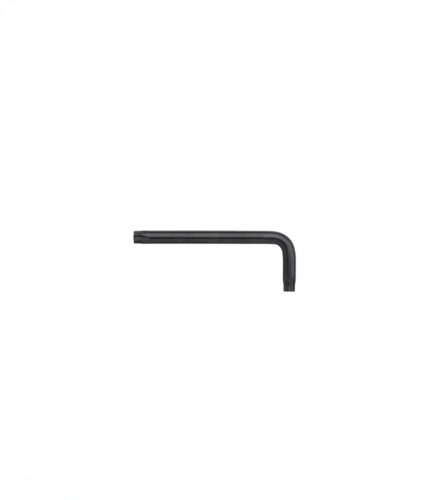 Wiha rövid furatos TORX® L-kulcs, fekete oxidált, T30H x 79 mm (24121)