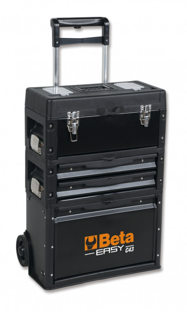 Beta 4300E/21 EASY 3 modulos szerszámkocsi 212 darabos szerszámkészlettel általános karbantartáshoz (043002201)