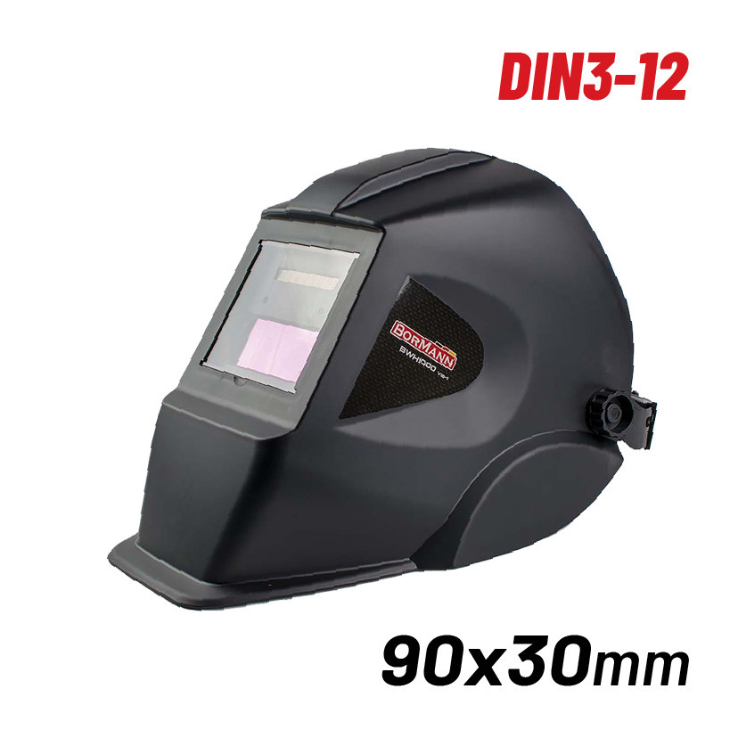 BORMANN Automata sötétedő hegesztőpajzs DIN11, 2 szenzoros, 90 × 32 mm látómezővel (BWH1000)