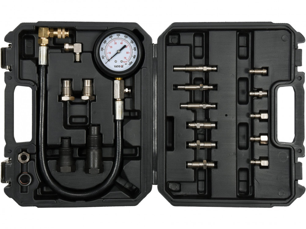 YATO Kompressziómérő készlet 19 részes Diesel motorokhoz (YT-73072)